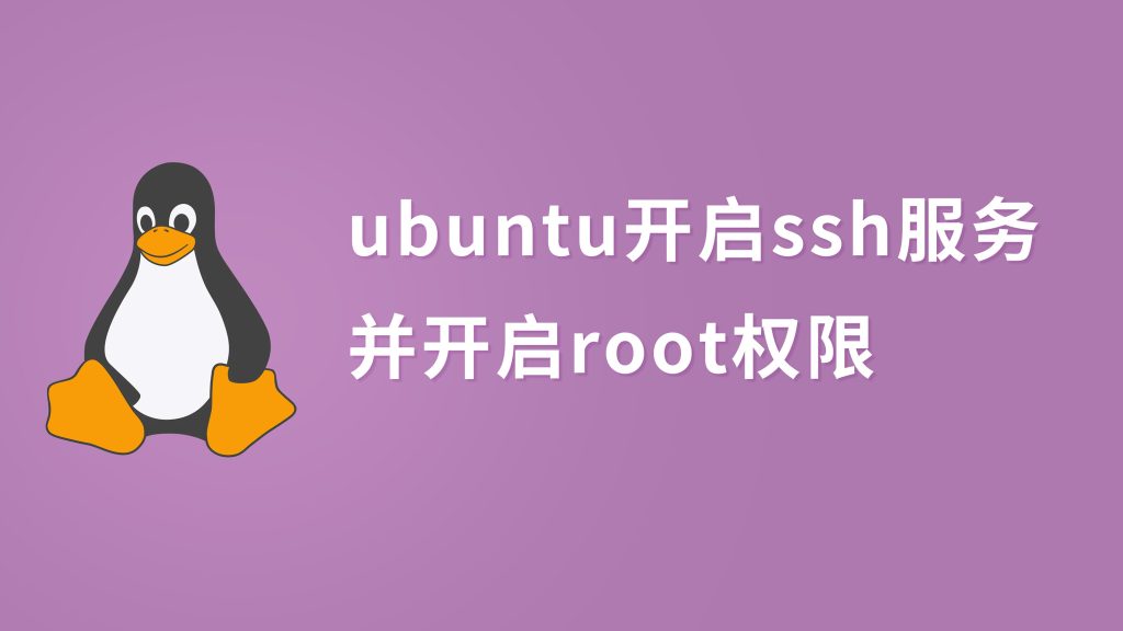 ubuntu开启ssh服务